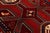 Mid-20th Century Caucasian Kazak Runner With Bird Motifs and Geometric Medallions in Crimson and Navy For Sale - Image 4 of 9