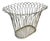 1980s Vintage Atomic Boho Chic French Style Wire Wastebasket. For Sale