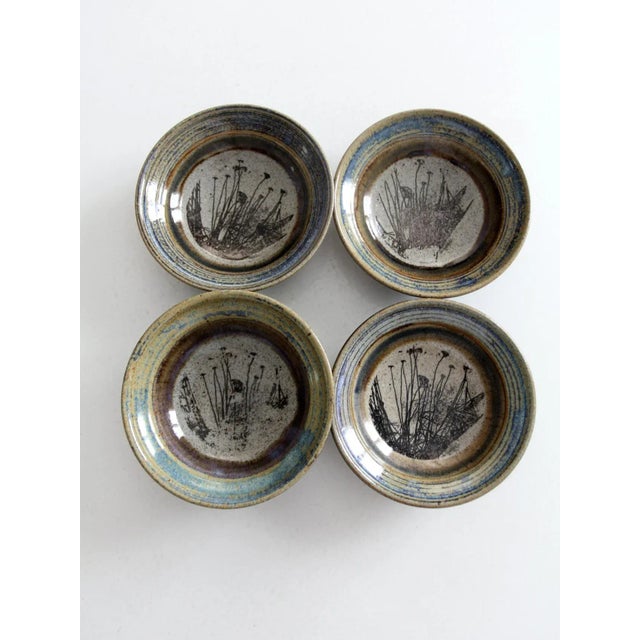 Vintage Studio Pottery Bowls- Set of 4 For Sale - Image 4 of 13