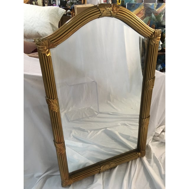 Gold Gold Frame Bow Mirror For Sale - Image 8 of 9