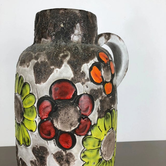 1970s Large Model 420-54 Fat Lava Vase from Scheurich, 1970s For Sale - Image 5 of 18