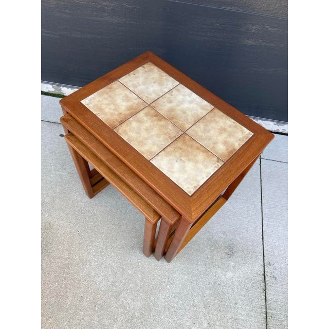 Mid-Century Modern 1960s House of Denmark Nesting Tables (Set of 3) For Sale - Image 3 of 9