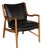 NOIR Weston Chair with Black Leather For Sale