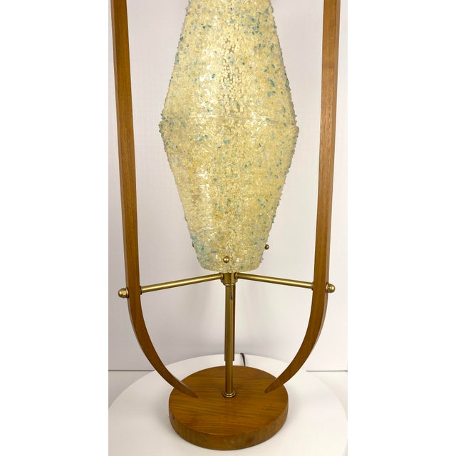 Mid 20th Century Mid Century Modern Sculpted Table Lamp Attributed to Arthur Jacobs for Modeline For Sale - Image 5 of 11