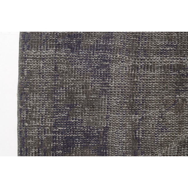 Vintage Anatolian Dark Grey Rug For Sale - Image 10 of 10