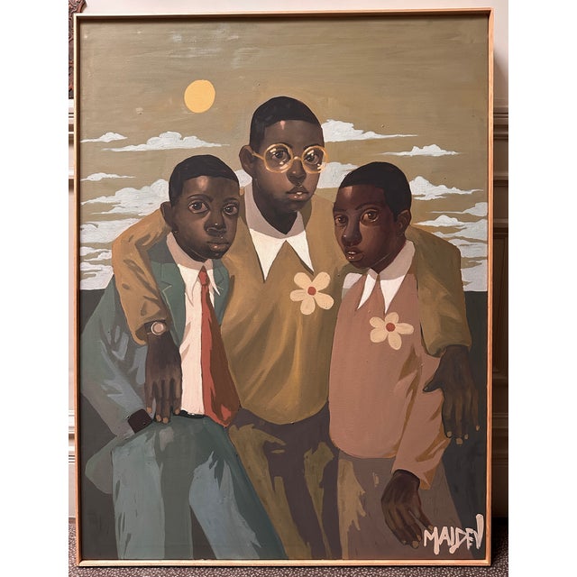 Beautiful oil painting by Leonard Maiden purchased from Unrepd in Los Angeles in 2025 for a client that loved but bought...