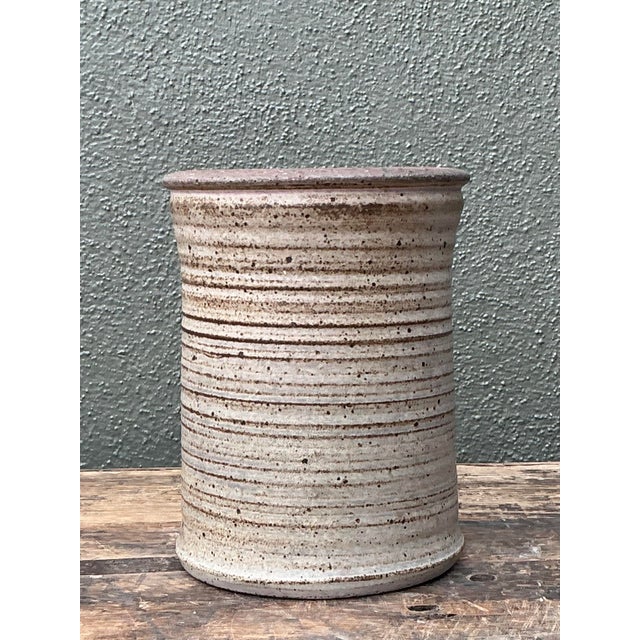 Vintage Original Studio Pottery Vase For Sale - Image 4 of 12