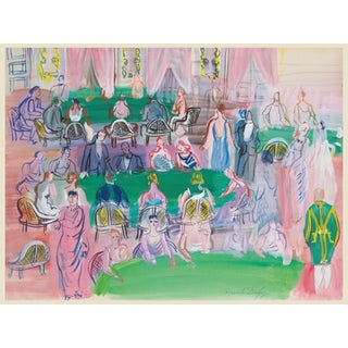 1925 Baccarat Casino Card Game Art Print by Raoul Dufy — 32" X 24" For Sale