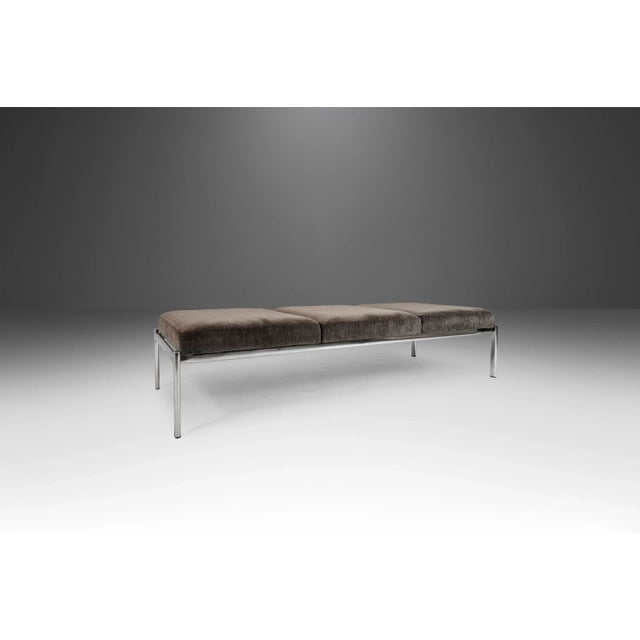 Equal parts style and comfort this luxurious three-seater bench designed by Ilmari Tapiovaara for Stendig is the epitome...