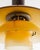Danish Mid Century PH2/2 Ceiling Pendant Lamp with Amber Shade by Poul Henningsen for Louis Poulsen, 1930s For Sale - Image 6 of 7