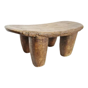 Vintage Lobi Wood Stool