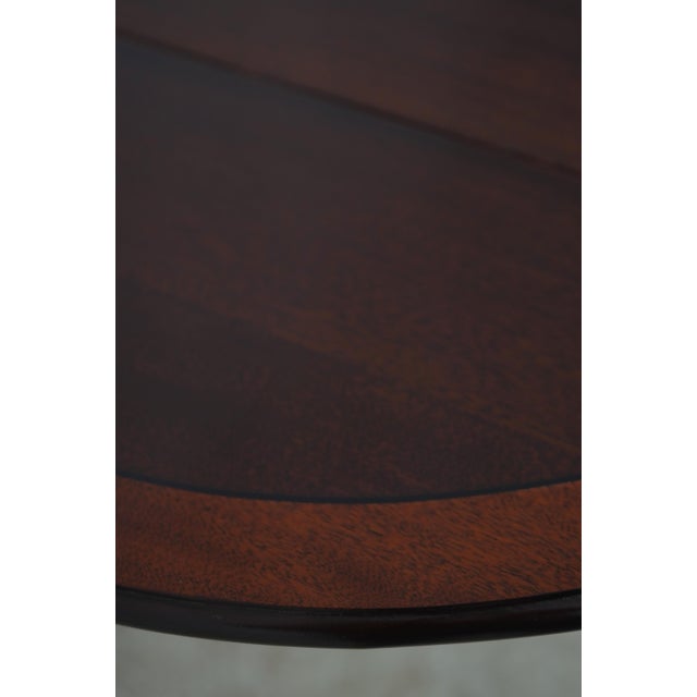 Brown Pair Stickley Dropleaf Mahogany Pembroke Tables For Sale - Image 8 of 18