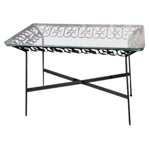 Arthur Umanoff Wrought Iron Table