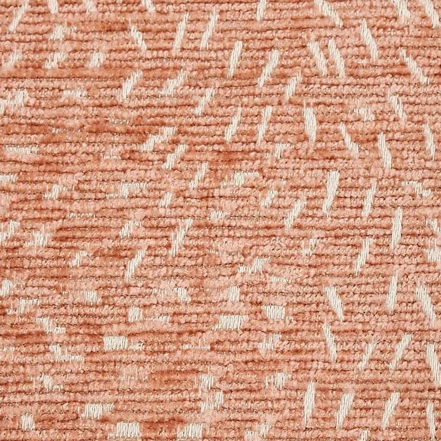 Mid-Century Modern Sample - Schumacher X Caroline Z Hurley Menemsha Fabric in Blush For Sale - Image 3 of 3