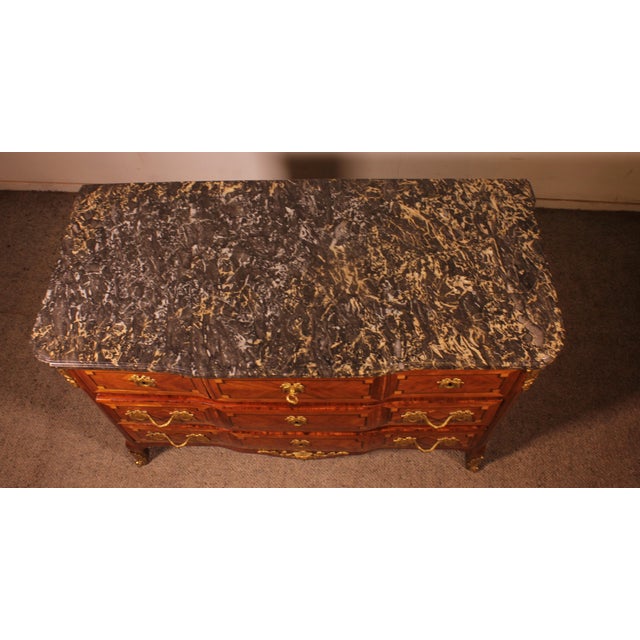 Wood Antique Chest of Drawers from Lardin, 1700s For Sale - Image 7 of 14