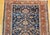 Antique Persian Farahan Sarouk Runner, Hand-Knotted Wool, All-Over Geometric Pattern, Navy & Rust, 4x10 For Sale - Image 9 of 16