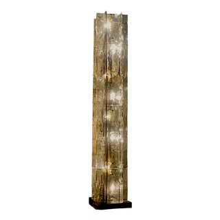 LT379 Floor Lamp in Murano Glass attributed to Carlo Nason for Mazzega, Italy, 1970s For Sale