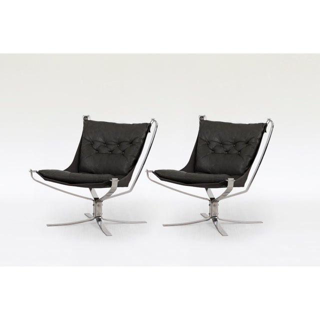 Set of Vintage Falcon Chairs by Sigurd Ressell for Vatne Møbler, 1970s For Sale - Image 10 of 10