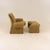 Saporiti Italia Set of P60 Lounge Chair and Ottoman by Vittorio Introini for Saporiti Italia, 1970s For Sale - Image 4 of 9