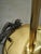 Metal Space Age Bubble Glass and Brass Floor Lamp, Czechoslovakia, 1970s For Sale - Image 7 of 13