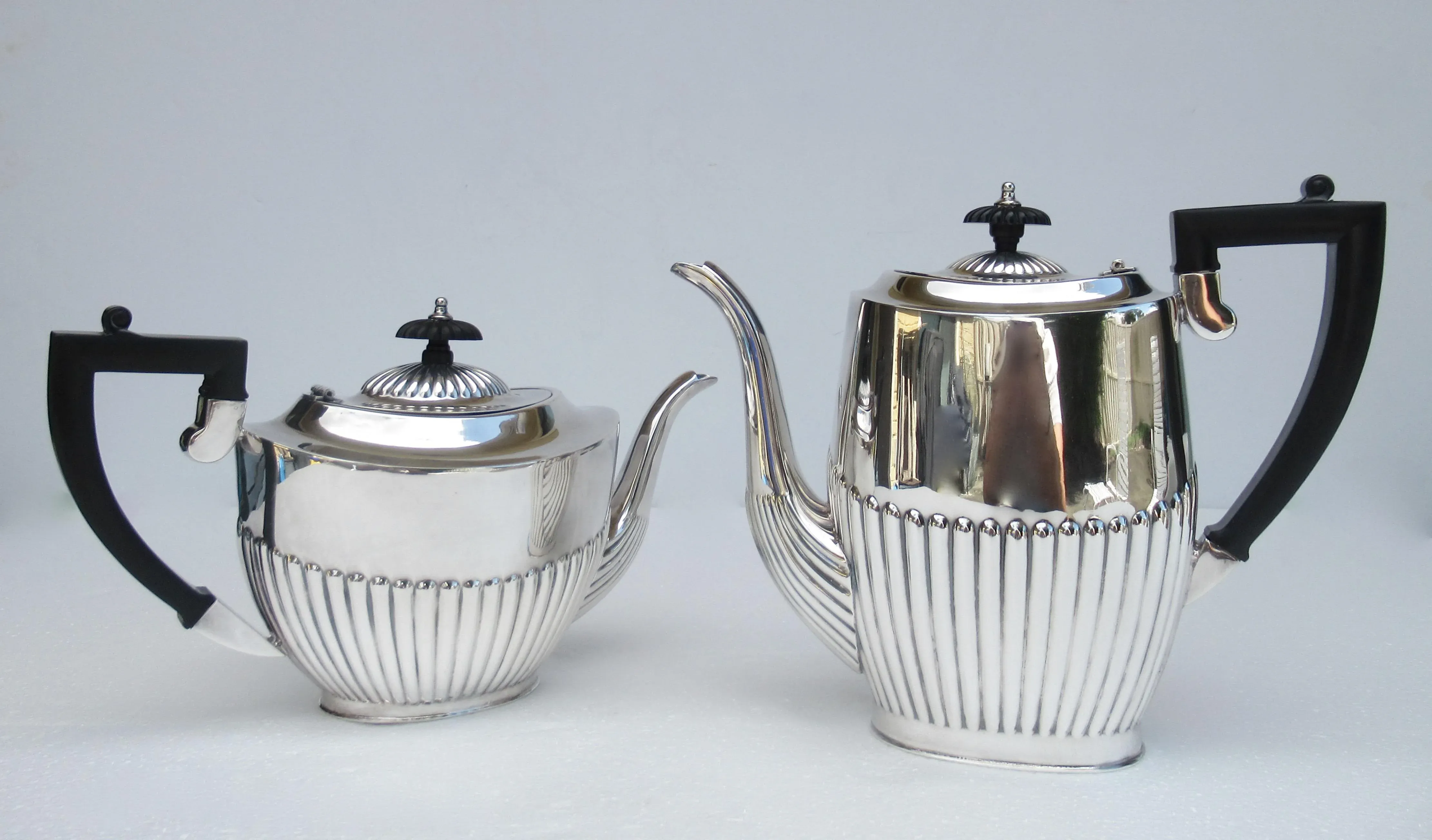 C.1900-1940's Sheffield Silver Plate George V, Queen Anne-Style