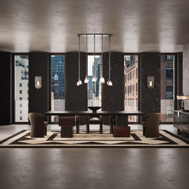 Black Anthracite Dining Table by Porus Studio For Sale - Image 8 of 12