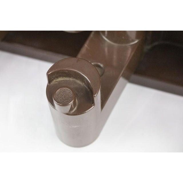 Vintage Italian Wall Coat Hanger by Benanti & Brunori for Velca, 1970s For Sale - Image 3 of 10