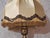 Gold Vintage Hollywood Regency Fringe Boudoir Lamp With Satin Shade and Brass Base For Sale - Image 8 of 8