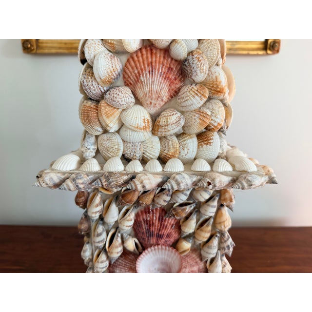 2000 - 2009 Monumental Shell Art Obelisk For Sale - Image 5 of 12