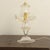 Murano Glass Table Lamps in Crystal Color Line Straight & Gold Leaf, Italy, 2000s, Set of 2 For Sale - Image 7 of 17