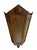 A great pair of hexagonal copper plated wall sconces for a home theater, covered porch, master bedroom, dining room or any...