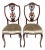 Set of Edwardian Dining Chairs in Mahogany Inlay, 1890s For Sale