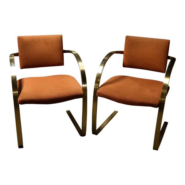 1980s Mark Mascheroni for Brueton Cantilevered Chairs - A Pair For Sale