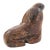 Inuit Hand-Carved Granite Seal Sculpture – Signed Eskimo Folk Art From Alaska For Sale - Image 10 of 12