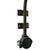 Vintage Industrial French Black Factory Wall Light in Enameled Cast Iron For Sale - Image 4 of 6