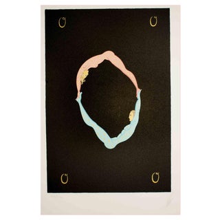 Erté, Letter O, Lithograph and Screen Print, 1976 For Sale
