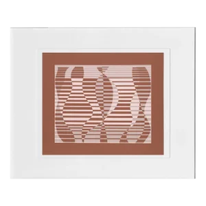 Josef Albers, In the Water - P2, F22, I1, Geometric Abstract Screenprint