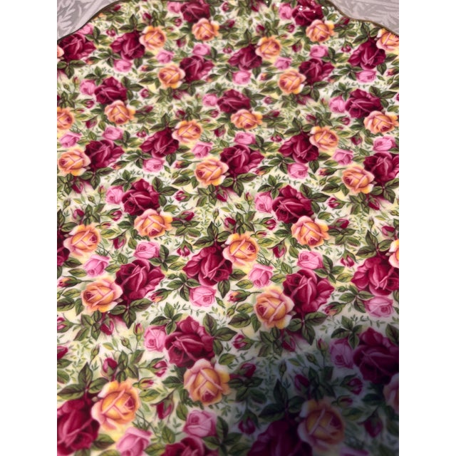 Vintage Royal Albert Chintz Collection Plate For Sale - Image 6 of 7