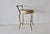 Vintage 1970s George Koch Gold Finish Faux Bamboo Vinyl Padded Swivel Vanity Stool Hollywood Regency For Sale - Image 15 of 16