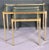 Belgo Chrome Gold Plated Nesting Tables, Mid 20th Century - Set of 2 For Sale - Image 6 of 9