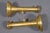 Metal Pair of 19th Century French Brass Push-Up Candlesticks, Circa 1880 For Sale - Image 7 of 9