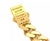 Monaco Classic 14k Yellow Gold 11mm Wide Flat Cuban Link Bracelet 8.25" For Sale In Miami - Image 6 of 6