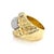 Late 20th Century Diamond 18k Two Tone Gold Large Fancy Style Ring - Size 6.5 For Sale - Image 5 of 6