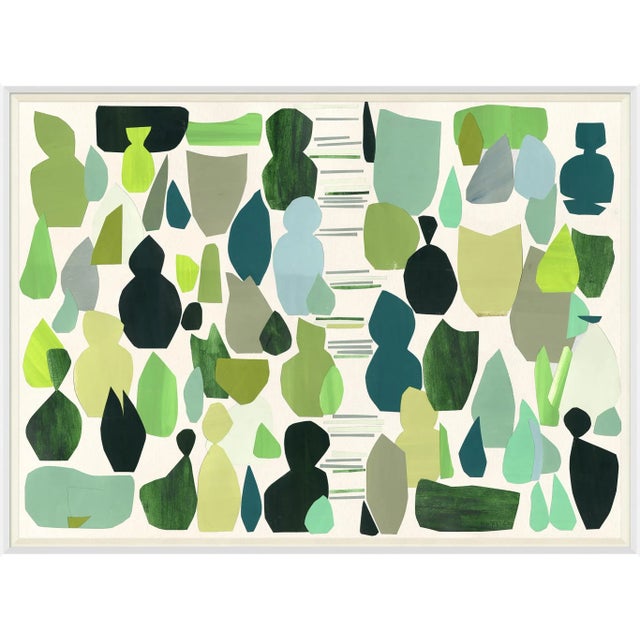 Contemporary Topiary Path Framed Art Print by Susan Hable For Sale - Image 3 of 3