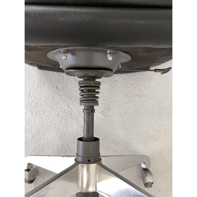 Leather Office Chair, 1960s For Sale - Image 11 of 15