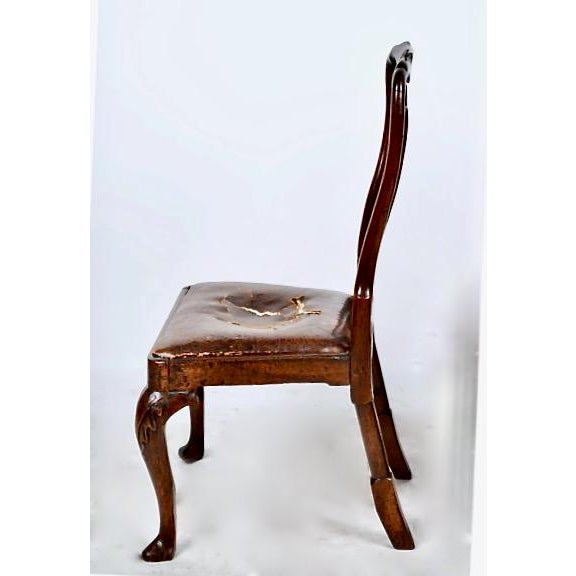 18th Century Queen Anne Mahogany Side Chair For Sale - Image 5 of 8