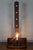 1970s 2 Shaker Early American Style Cherry Peg Rail Hurricane Wall Sconce Lights 34" For Sale - Image 11 of 12