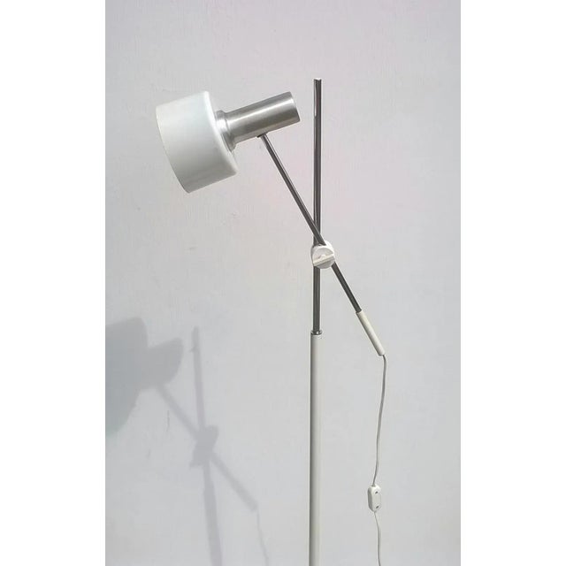 Mid-Century Modern White Floor Lamp from Stilux, 1960s For Sale - Image 3 of 7