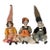 3 Vintage Artist Handmade Porcelain Dolls Signed Cathy Cohen For Sale
