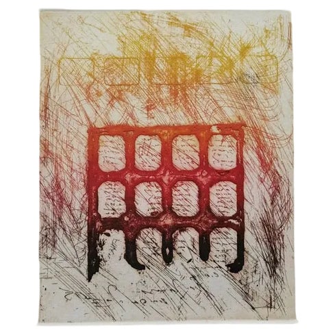 Rosa Sire, Composition, 1990, Engraving For Sale